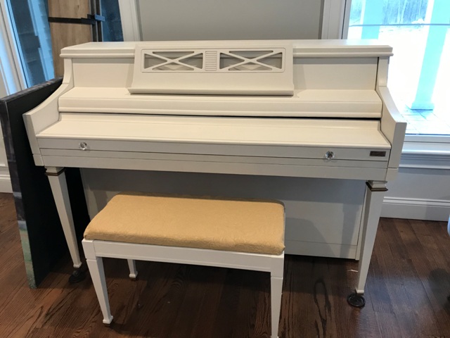 Refinished Piano and Bench